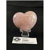 Image 1 : Rose Quartz Heart. Retails $380.00