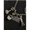 Image 2 : Very Old Sterling Silver with Charms Bracelet