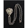 Image 1 : 1950's Swiss Firbanks Mechanical Wind Up Pendant Watch Working with Extra Length Chain