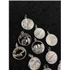 Image 2 : 14 Solid Sterling Silver BC Towns Charms