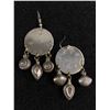 Image 1 : Vintage Sterling Silver Dangle Earrings