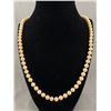 Image 1 : Vintage Knotted Pearls Necklace with Silver Filigree Clasp