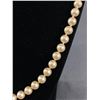 Image 2 : Vintage Knotted Pearls Necklace with Silver Filigree Clasp
