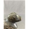 Image 2 : Vintage Soapstone Sculpture, Hand Carved. First Nations. Signed Josie Papialock & Nmber Beak of Bird