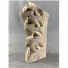 Image 1 : Vintage Whale Bone First Nations Sculpture Ivory Birds, Registered Eskimo Art Sculpture