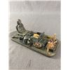 Image 1 : Exquisit Vintage First Nations Sculptured Soapston. Hand Carved and Hand Make Eskimo Living Scene