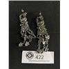 Image 2 : Beautiful Pair of Rhinestones Chandelier Earrings