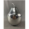 Image 1 : Vintage 10" H Torre & Tagus Collection Aluminum Pear Container.