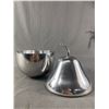 Image 2 : Vintage 10" H Torre & Tagus Collection Aluminum Pear Container.