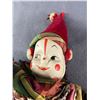Image 3 : Vintage 13" H Cloth Clown Toy.