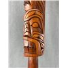 Image 2 : First Nations Wood Carving Signed John Joseph Squamish Band. Approx. 33.5" H