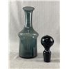 Image 2 : 12" H Scandinavian Smoked Glass Decanter