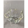 Image 1 : Vintage Iittala Finland Clear 3" H Glass Bowl.