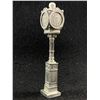 Image 2 : 2 BIRKS 4" H Pewter Clock Ornaments In BIRKS Gift Boxes