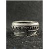 Image 2 : Marked 925 USA Silver Coin Ring