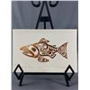 Image 1 : 6" x 9"  B.C. First Nations Card - "Haida Salmon" By Bill Reid