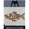 Image 2 : 6" x 9"  B.C. First Nations Card - "Haida Salmon" By Bill Reid