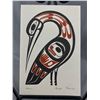 Image 1 : 6" x 9"  B.C. First Nations Card - "Heron" By George Pennier