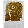 Image 2 : 6" x 9"  B.C. First Nations Card - "The Raven Steals The Salmon" By Bill Reid