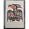 Image 1 : 6" x 9"  B.C. First Nations Card - "Hawk" By Alvin Adkins