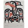 Image 2 : 6" x 9"  B.C. First Nations Card - "Hawk" By Alvin Adkins