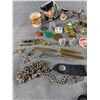 Image 2 : Vintage Royal Doulton Mini Character Mugs, Bolo Tie, Men's Jewelry, "Odds and Sods"