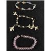 Image 1 : 3 Lovely Vintage Beads Bracelets