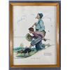 Image 2 : 2 - 17" x 13" Vintage Framed Norman Rockwell Prints - Autumn & Spring