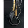 Image 2 : Vintage 34" Wrought Iron Fire Place Tool Set. NO SHIPPING