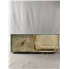 Image 1 : Vintage Westinghouse Telechron Clock Radio. Approx. 14" x 4.5" x 5"