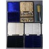 Image 2 : Vintage Assortment Of Cutlery, Serving Utencils, Empty Storage Boxes & New 13" Brick Oven Pizza Ston