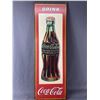 Image 1 : Coca Cola Pressed Board Sign. Approx. 35" x 11.5"