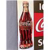 Image 2 : Coca Cola Pressed Board Sign. Approx.20" x 27.5"