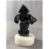 Image 2 : 2 Inuksuk Black Natural Agate Arts Displays. Retails $280.00 & $480.00