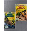 Image 1 : 2 Vintage Charlton Comic Books - Fightin' Marines No.153 & Fightin' Army No. 151. On Board In Bag
