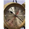 Image 2 : 9" Diameter Brass Porthole Clock. Very Heavy