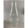 Image 8 : Lovely Antique 1800's Oil Lamp. Approx 16" Tall Nice Shade of Purple