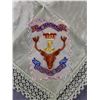 Image 2 : Fabulous SeaForth Highlanders Embroidered (Sweetheart) Handkercheif in Great Condition WWII Vintage