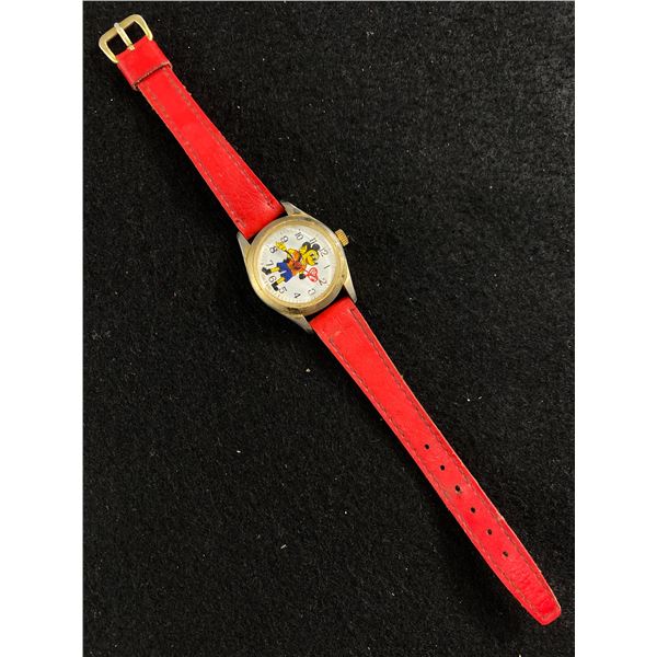 A Very Rare Mickey Mouse 1960s Wristwatch (Long) by Likson Good Working Order