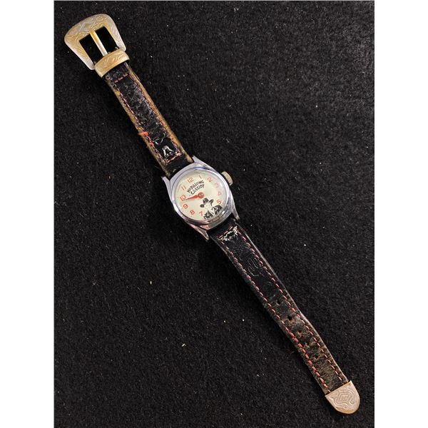 A Very Rare Hopalong Cassidy 1950s Wristwatch By Timex U.K Good Working Order with Original Western 