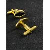 Image 3 : 24k Gold Filled Cufflink Set (Great Quality)