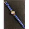Image 1 : Murano Glass 18Kt Gold Plate Watch - New Battery Runs Great