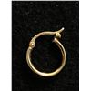 Image 2 : 14KT Gold 4 Single Hoop Earring All Marked & Tested 2.82 Grams
