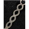 Image 4 : Vintage Sterling Silver Genuine Amethyst Celtic Weave Kilt Pin Brooch - 3 1/4", 9.8 Grams - Marked S