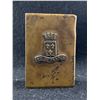Image 1 : Early 1900s Brass Trench Art Match Case/Box