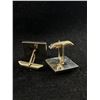 Image 2 : A Good Pair of Vintage Sterling + Abalone Cufflinks (Large and Heavy)