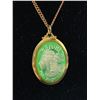 Image 2 : Unusual Cameo Style Gemini Necklace (Vintage)