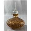 Image 1 : Fabulous Vintage Sugar Glass Sliced Perfume Bottle w/ Stopper