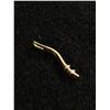 Image 2 : Lovely 14K Gold Pendant w/2 Diamonds