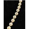 Image 2 : Beautiful Genuine Cultured Pearl Necklace, Hand Knotted and Graduated